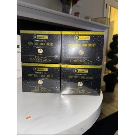 DERMORA Golden Glow Under Eye Patches Boxes. (80 total pairs)