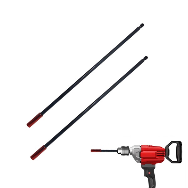 2pcs Drill Bit Extension Magnetic Drill Bit Holders 12In/ 300mm