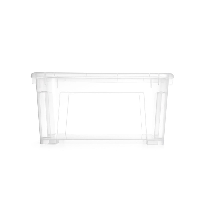 Samla Storage Box 22 Litres with Lid - Stackable Transparent