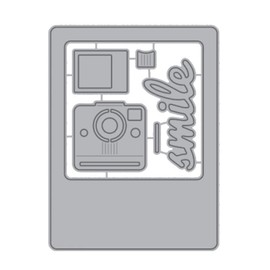 Camera Rectangular Frame Metal Cutting Dies DIY Die-cuts Scrapbooking Embossing Stencil Album Gift Cards Home Decoration Paper Craft