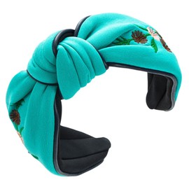 scicent Hair Bands for Girls Plain Fashion Wide Headbands for Women No Slip Knotted Hairband Fashion Party Wedding Hair Accessories - 26312