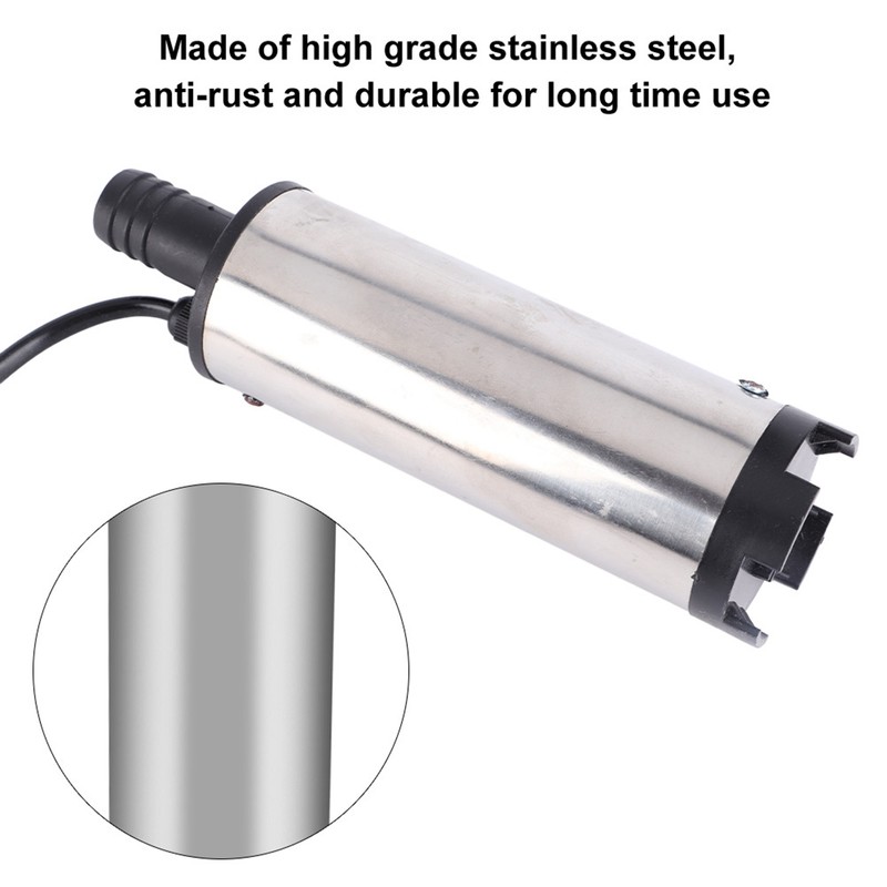 DC 12V 51mm Detachable Submersible Diesel Fuel Water Oil Electric