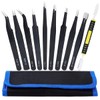 Precision ESD Tweezers Set, Anti-Static Stainless Steel Tweezers Set Kit