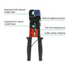 Network Cable Pliers Dual Use Soft Handle Comfortable Grip Incisive