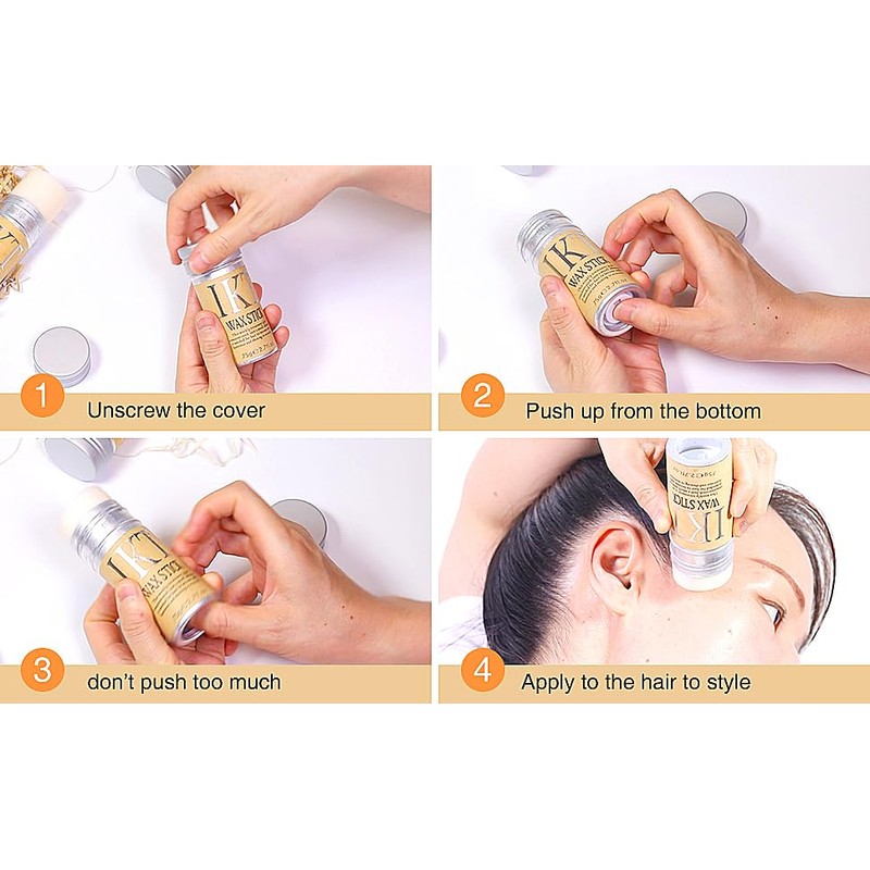 Barra de Cera Para Facilitar el Peinado Del Cabello, Control