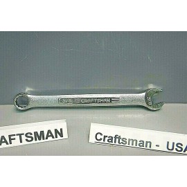 Craftsman 3/8" Combination Wrench 44693 VV  USA Made New Old Stock