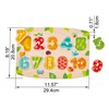 Hape Number Peg Puzzle Game, Multicolor, 5'' x 2''