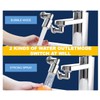 1080° Rotary Faucet Extender, Brass Sink Faucet Aerator Extension, Universal
