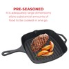 Jim Beam , Pre Seasoned Cast Iron Square Skillet with