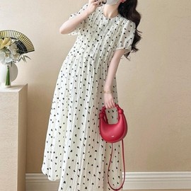 Summer Maternity One-Piece Dress for Guest & Office Wear Dress XL