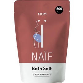 Naïf Magnesium Bath Salts - Relieve Pain and Cramps - Muscle Relaxation - Base Bath - Base Bath Detoxification Deacidification - Basic Bath Salt - Base Baths - Magnesium Salt for Bathing - 500 g