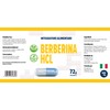 Berberine HCL 500 mg 120 Vegan Capsules, Laboratory Tested, High
