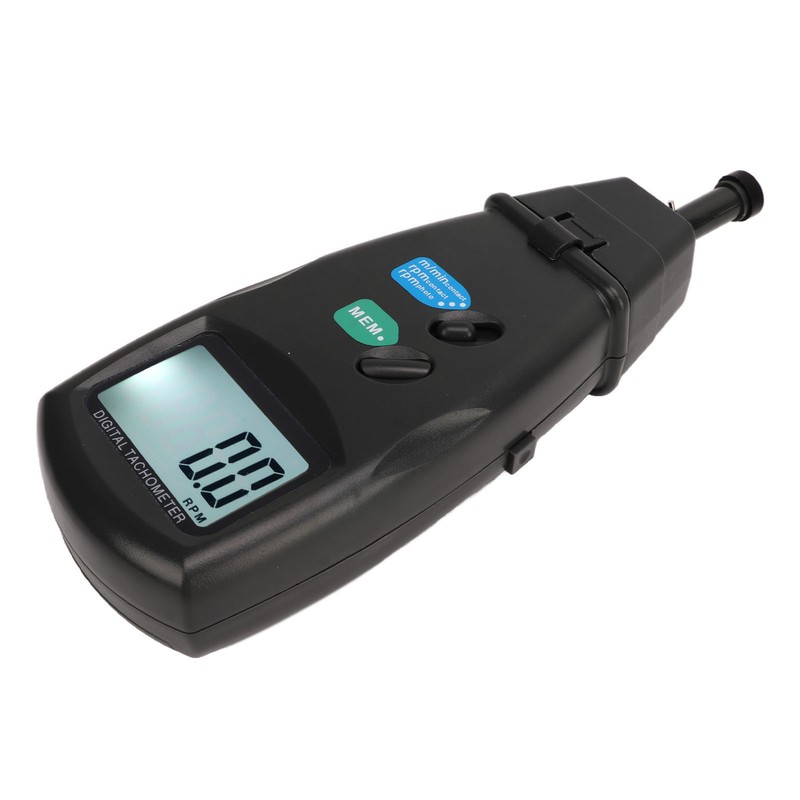 Tachometer LCD Digital Handheld Contact Non Contact 4 Test Mode