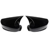 RAGBUSCLE 1 Pair ABS Wing Mirror Housing Covers, Left Right