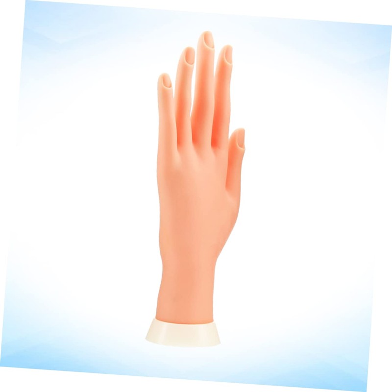 Beavorty Manicure Training Hand Nail Art Practice Lightweight Reusable Nail