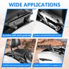 4Pcs Aluminum Bungee Buttons Rear Backrest Passenger Grab Handles Mounting