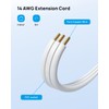 TROND Flat Outlet Extender with 6 Inch Cord - ETL