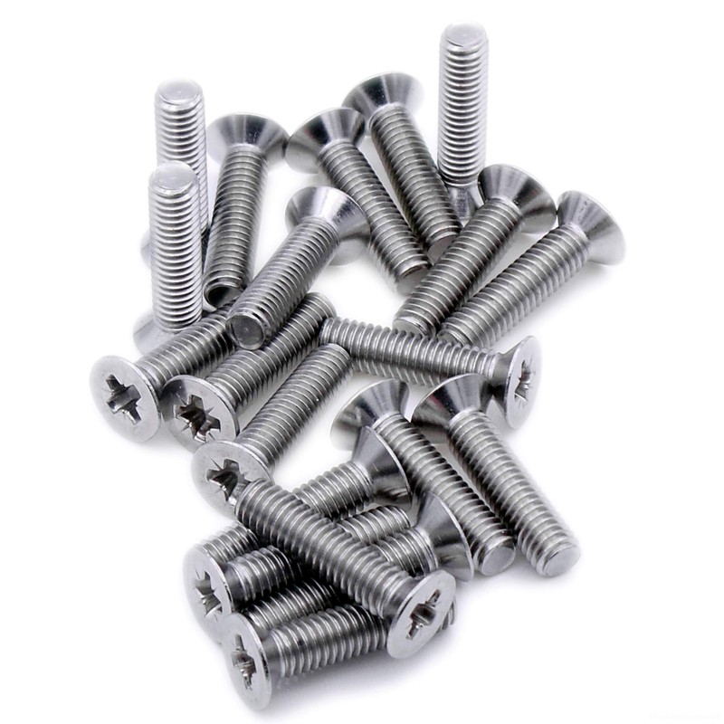 M3 (3mm x 60mm) Pozi Countersunk Machine Screw (Bolt) -