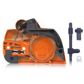 Atunee 455 Chain Adjuster Tensioner + Clutch Side Sprocket Cover for Husqvarna 455 460 Parts, 455 Chainsaw Clutch Cover with Brake Replace 537286301 575260403
