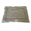 Ellie-Bo Reversible Tweed and Brown Faux Fur Mat Bed for