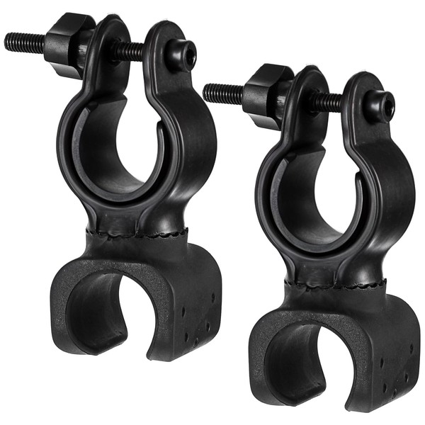 2PCS Cane Holder for Walker, Black Universal Rack Cane Accessories,