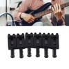 6 Pcs Electric Guitar Bridge Saddle Standard Zinc Alloy Guitar