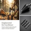 6 Pcs Wood Splitter Drill Bits Set, 42mm+32mm Firewood Log