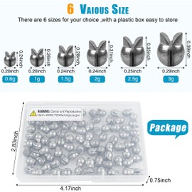 Split Shot Fishing Weights Sinkers,100pcs Removable Round Split Shot Sinkers Weights Small Fishing Line Weights for Freshwater Saltwater Bass Fishing