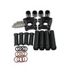 HDBUBALUS Motorcycle Pushrod Cover Lifter Block Cover Pads Fit for