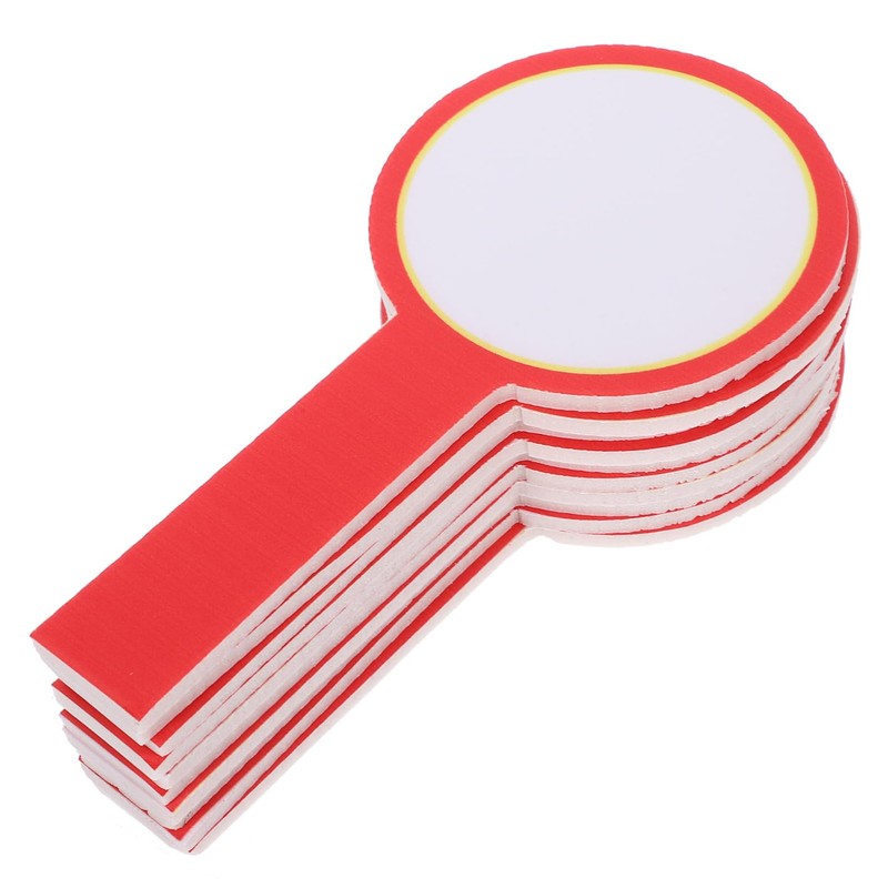 TEHAUX 20pcs Blank Handheld Scoreboard Portable Writable Whiteboard for Games