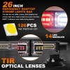 26inch Rooftop, Double Side Flashing, Safety Warning Hazard Snow Plow