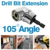 Jamiikury 105 Degree Right Angle Driver, Power Screwdriver Drill Extension