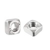 sourcing map M6 Square Nuts, 304 Stainless Steel Metric Coarse