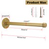 Sumnacon 2 Pcs 14 Inch Industrial Pipe Clothes Bar -