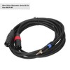 3.5mm Stereo Male to Dual 2 XLR Male Plug Connector