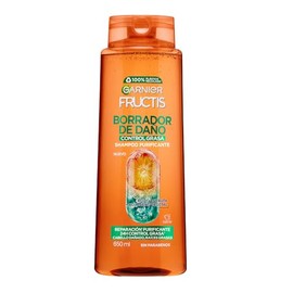 Garnier Fructis Borrador de Daño Control Grasa Shampoo 650ml