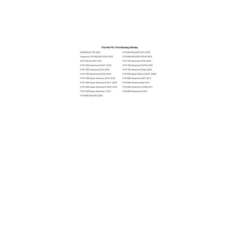 TUSK Spoke Torque Wrench Replacement Head 7.0 mm for Husqvarna