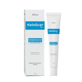 Brinton Brinton Keloscar Gel | Surgical Scar Gel for All Skin Types | Lightens and Softens Scars | Dermatologically Tested | Protects Skin, Retains Skin's Moisture, Stimulates Skin Regeneration (15 g)