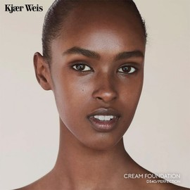 Kjaer Weis Cream Foundation Refill. Dark Shade, Medium Buildable Coverage Foundation with Neutral Undertone, Semi Matte Foundation, Certified-Organic, Cruelty Free Clean Makeup. D340 Perfection