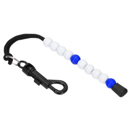 PATIKIL Golf Beads Score Counter Golf Stroke Counter Beads with Clips for Women Men Golfer Stroke Counter Counter White/Blue
