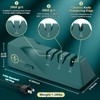 Knife Sharpener, Diamond Abrasives Electric Knife Sharpener for Stainless Steel