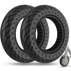 GLDYTIMES 10 x 2.5 Inches Electric Scooter Tire 60/70-6.5 Solid Tire Fit for Ninebot Max G30P G30LP~Gotrax G5 G6~Hiboy Max 3~Hover 1 Alpha~Zero10X~OKAI Neon Pro, 10" Anti-explosion Replacement Wheel