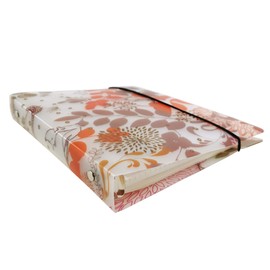 A6/ A5 6-Holes Colorful PP Cover Round Ring View Binder File Folder for Loose Leaf Sheet Protectors/Notebook Refill/DIY Scrapbooking/Binder Cover Protector (Autumn, A6 Mini Set)