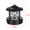 LED Solar Powered Lighthouse,360 Degree Rotating Lamp Waterproof Statue Rotating