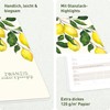 Häfft® Monthly Calendar 2027 A6+ Slim "Lemon Times" 1 Month