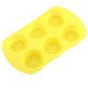 YIMINGMOLD Fruit Shaped Silicone Molds 6 Cavity Lemon Chocolate Mold