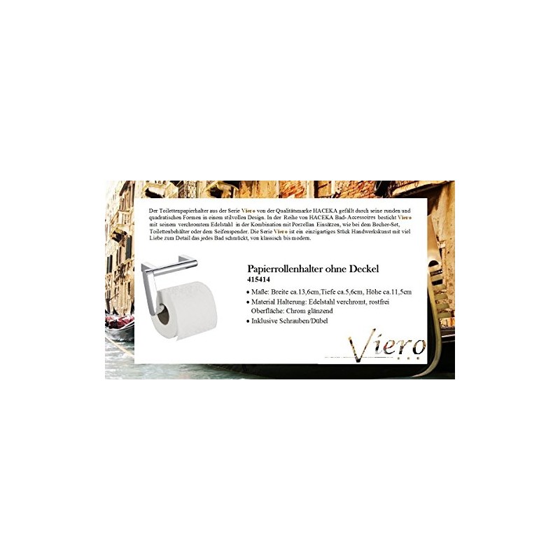 Haceka Viero Toilet Roll Holder 415414