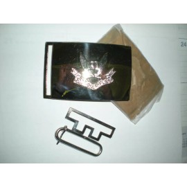 XI GORKHA RIFLES BELT BUCKLE WITH FITTINGS - MIP!!