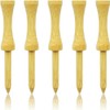 Zivisk Wooden Golf Tees 2-3/4" 100 Count 70mm Natural Step