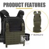KRYDEX Tactical Laser Cut MOLLE Panel Front Flap Placard Swift